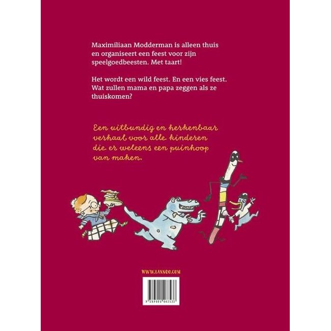 Boek - Maximiliaan Modderman geeft een feestje (met voorleesknuffeltje) || 3+