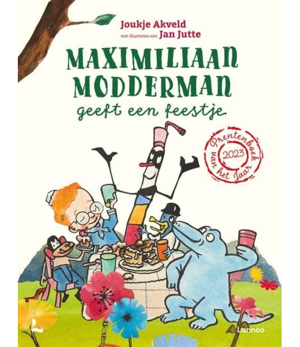 Boek - Maximiliaan Modderman geeft een feestje (met voorleesknuffeltje) || 3+