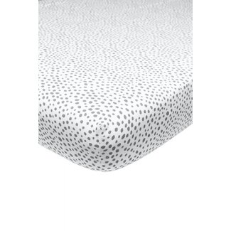 Meyco Wieg Jersey Hoeslaken - Cheetah Grijs