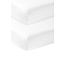 Meyco Wieg Jersey Hoeslaken - Wit || 2-pack