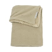 Meyco - Wiegdeken Mini Knots Teddy - Sand 75x100cm