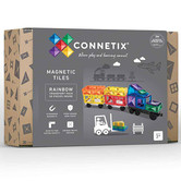 Connetix - Uitbreidingsset Rainbow Transport - 50-delig