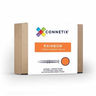 Connetix Connetix - Regenboog Knikkerbaanballen  - 12-delig