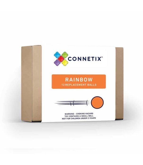 Connetix Connetix - Regenboog Knikkerbaanballen  12-delig