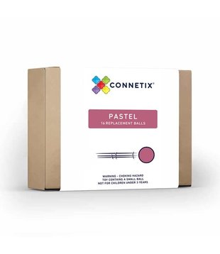 Connetix - Pastel Knikkerbaanballen  - 16-delig