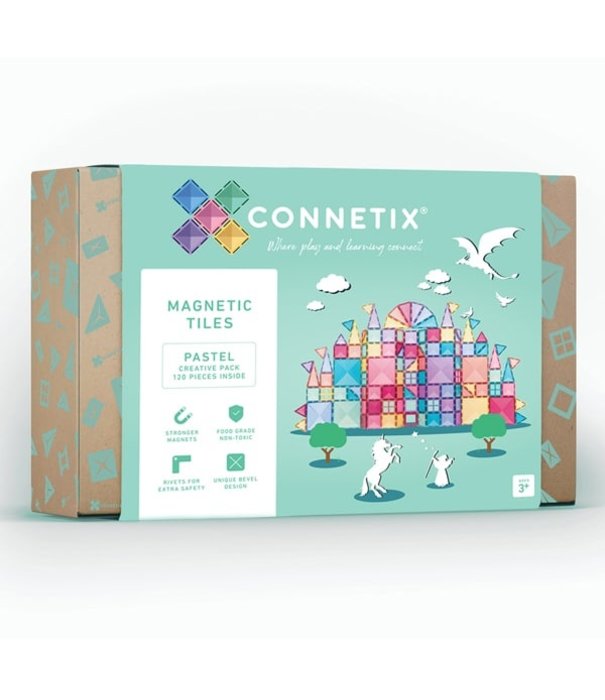 Connetix Connetix - Pastel Creative Pack - 120 delig