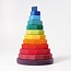 Grimm's  Houten Reuze Stapeltoren - Regenboog