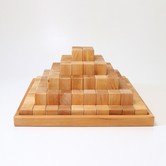 Grimm's Blokken Piramide - Naturel