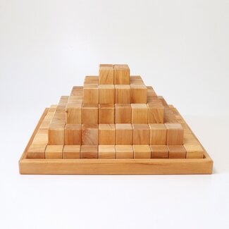 Grimm's  Blokken Piramide - Naturel