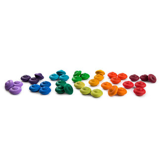 Grapat Mandala Bloemen - Regenboog (36-delig)