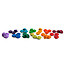 Grapat Mandala Bloemen - Regenboog (36-delig)