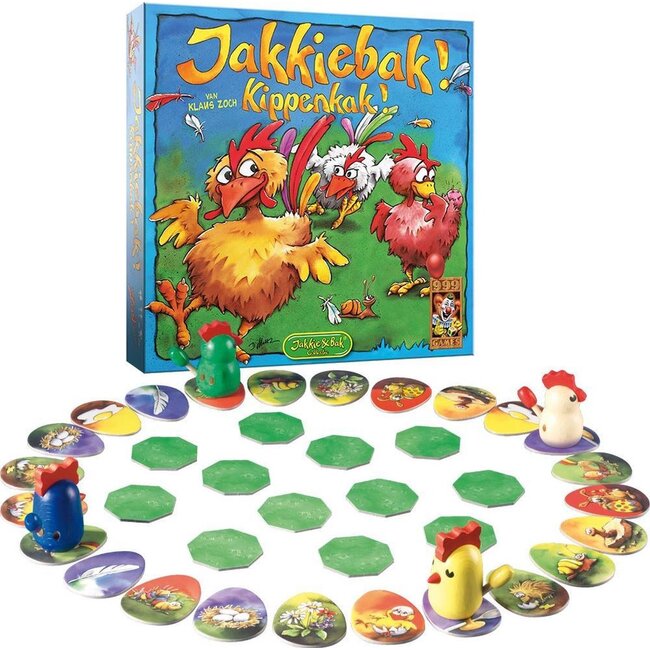 999 Games - Spel - Jakkiebak! Kippenkak! | 4+