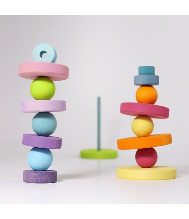 Grimm's  Grimm's - Houten Stapeltoren - Pastel