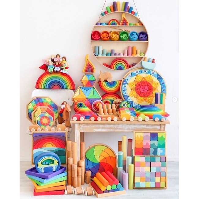 Grimm's Houten Halve Cirkels - Regenboog