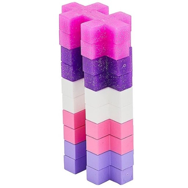 Plus Plus Big - Koker Glittter Mix (15-delig)