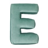 Betty's Home - Velvet Letter Kussen - E - Mint