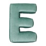 Betty's Home - Velvet Letter Kussen - E - Mint