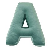 Betty's Home - Velvet Letter Kussen - A - Mint