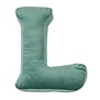 Betty's Home - Velvet Letter Kussen - L - Mint