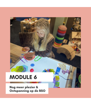 Module 1  (Kracht van Spel) & Module 6 (Nog meer Plezier & Ontspannig op de BSO)