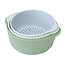 Inspire My Play - Schaaltjes +  Zeef (3-delig) - Blauw/Groen