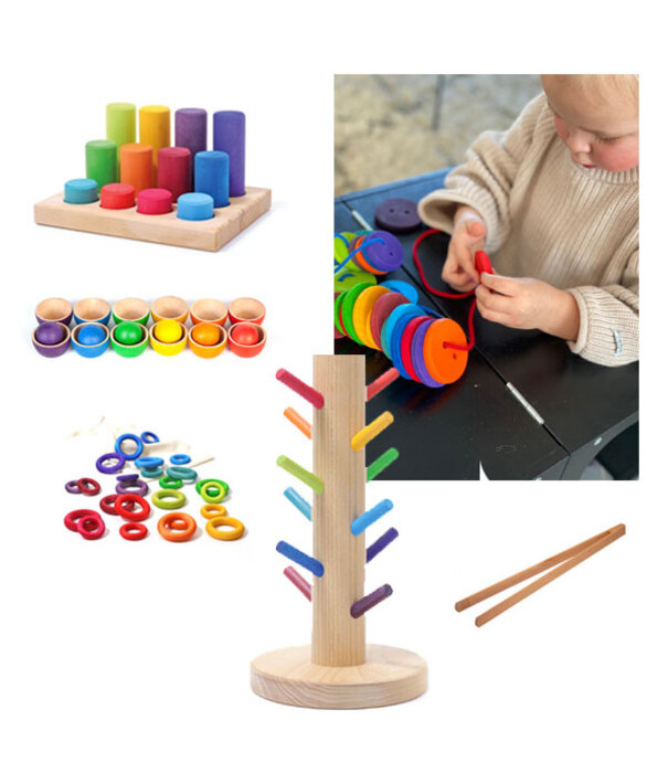 JUTTER & Co. JUTTER & Co. | Ready to Play Speelpakket - Sorteren & Rijgen