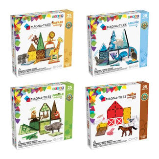 JUTTER & Co. Ready to Play Speelpakket - Magnetische Tegels Dieren (100-delig)