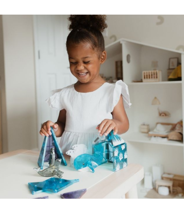 JUTTER & Co. Ready to Play Speelpakket - Magnetische Tegels  Dieren (100-delig)