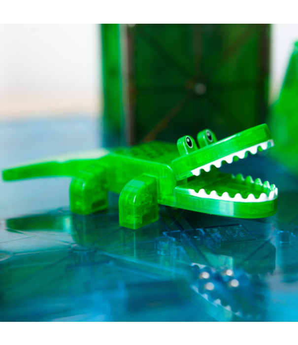 JUTTER & Co. Ready to Play Speelpakket - Magnetische Tegels  Dieren (100-delig)