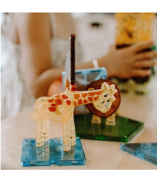 JUTTER & Co. Ready to Play Speelpakket - Magnetische Tegels  Dieren (100-delig)