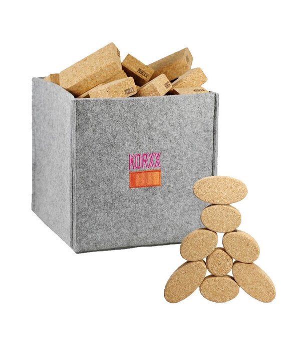 JUTTER & Co. Ready to Play Speelpakket  - Korxx Bouwblokken (80-delig)