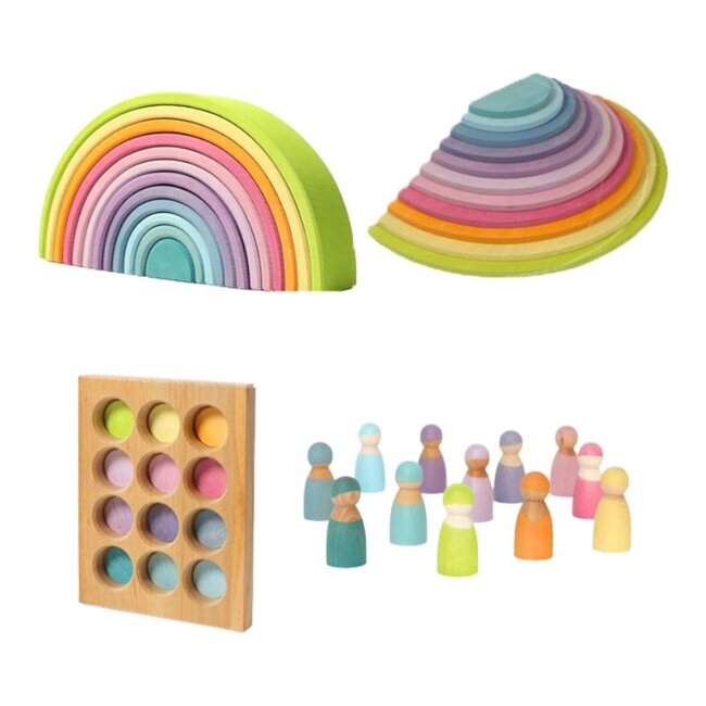 Ready to Play Speelpakket  – Grimm’s regenboog spel