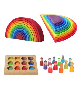 Ready to Play Speelpakket   – Grimm’s regenboog spel