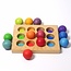 Grimm's - 12 Houten Ballen Klein - Regenboog