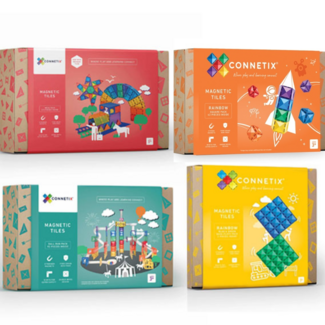 JUTTER & Co. Ready to Play Speelset  – Connetix Basis Set  BSO (Regenboog)