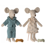 Maileg - Mum and Dad Mice in Cigarbox