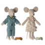Maileg - Mum and Dad Mice in Cigarbox
