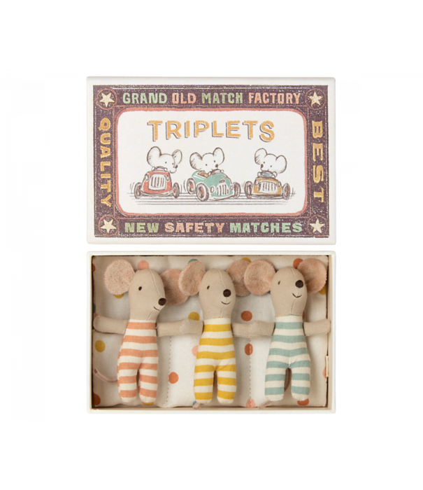 Maileg Maileg Baby Mice Triplets In Box