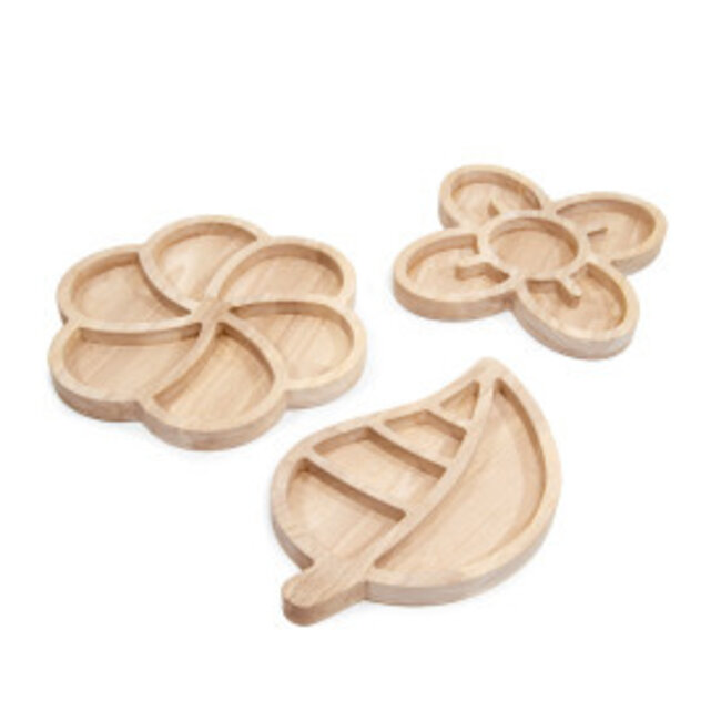 Guidecraft - Loose Parts Houten Trays - Set van 3