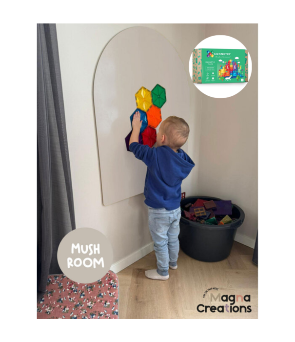 JUTTER & Co. Complete set - Bow Mushroom & Regenboog Connetix (102-delig)
