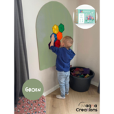 Complete set - Bow - Groen  & Pastel Connetix (120-delig)