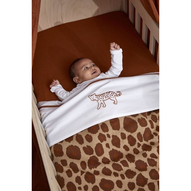 Meyco - Wieg Jersey Hoeslaken - Camel || 2-Pack