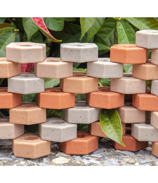 Guidecraft Guidecraft - Kleine Zeshoekige Bouwstenen (60-delig) | 2+