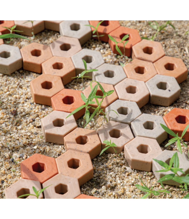 Guidecraft Guidecraft - Kleine Zeshoekige Bouwstenen (60-delig) | 2+