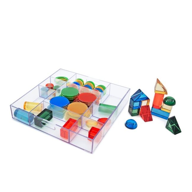 Guidecraft - STEM Loose Parts Set - Licht & Kleur