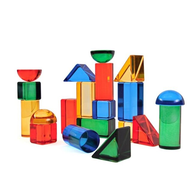 Guidecraft - STEM Loose Parts Set - Licht & Kleur