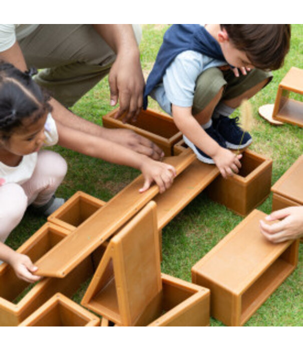 Guidecraft Guidecraft - Holle Blokken - 22 delig