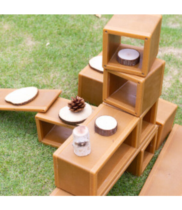 Guidecraft Guidecraft - Holle Blokken - 22 delig