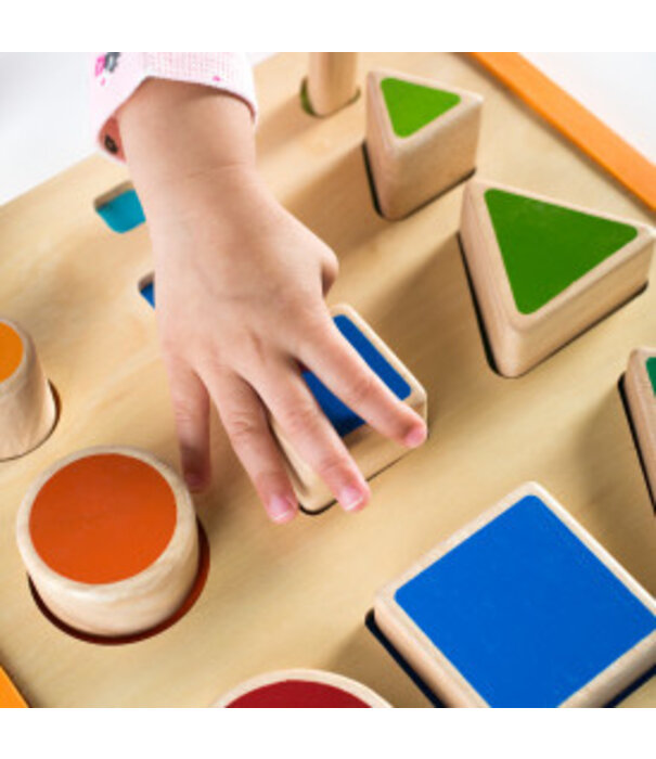 Guidecraft Guidecraft - Houten Nestel en Stapelvormen |2+