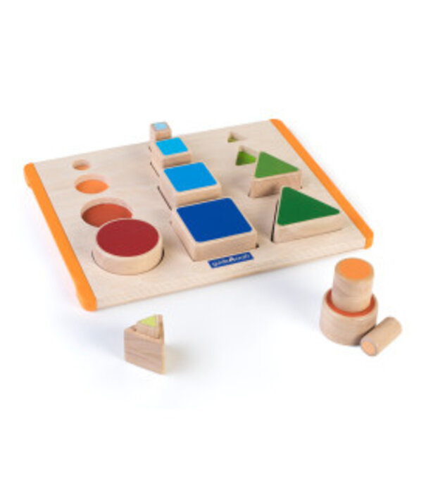 Guidecraft Guidecraft - Houten Nestel en Stapelvormen |2+